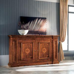 Credenza con intarsio Giglio